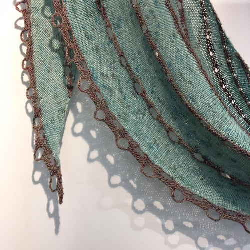 Abalone Shawl Kit *NEW COLORS* | A knit pattern by Carle Dehning