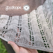 Load image into Gallery viewer, Shoreline Shawl Yarn Kit | A knitted Shawl by Juanita Muir