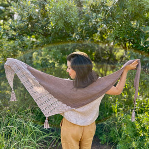 Shoreline Shawl Digital Pattern | A knitted shawl by Juanita Muir