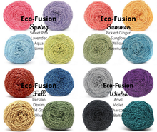 Load image into Gallery viewer, Four Seasons Scarf Kit | A crocheted pattern by Bizzy Crochet