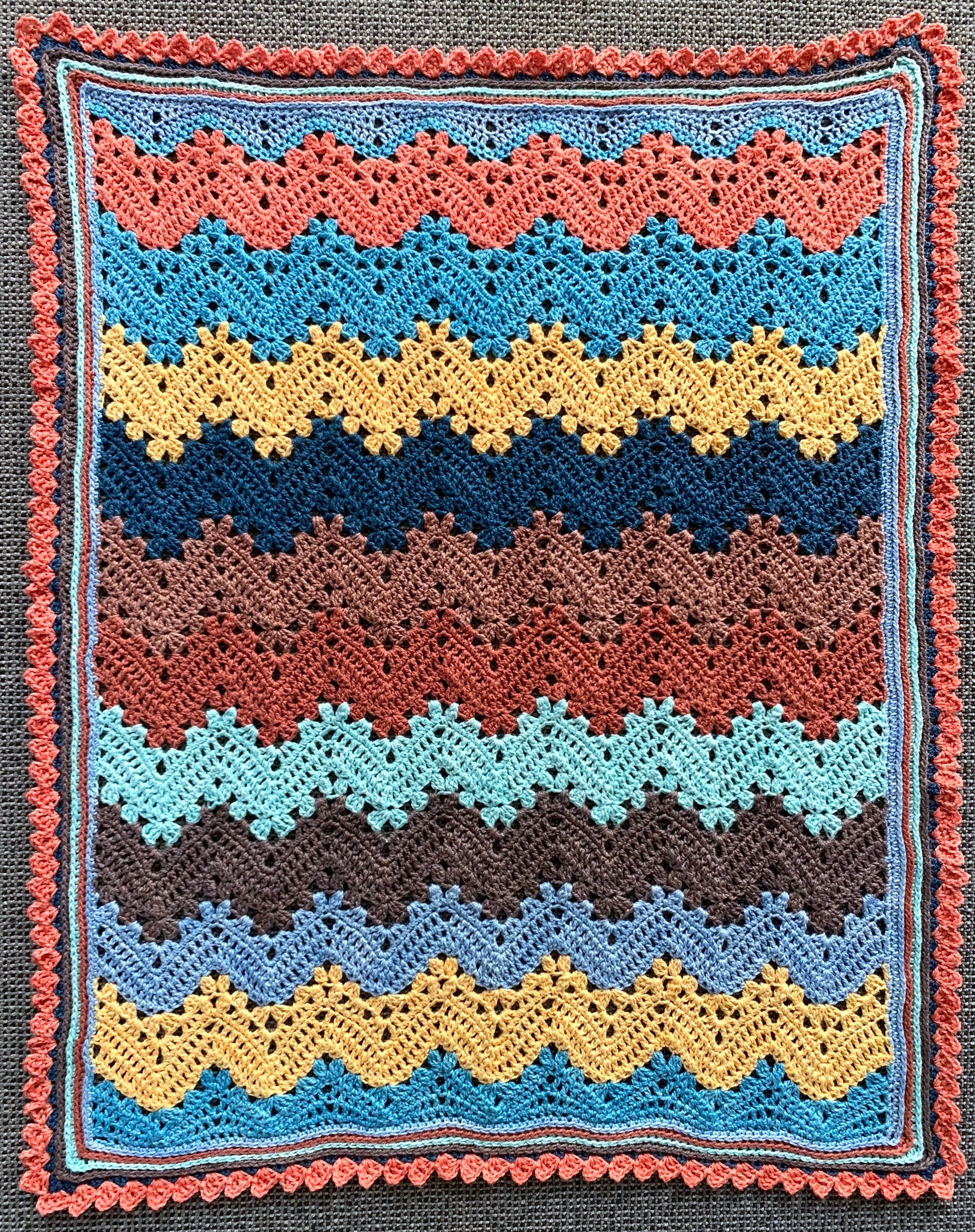 6 day kid blanket pattern sale