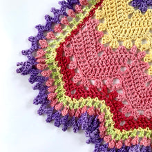Load image into Gallery viewer, Betty McKnit&#39;s 6 Day Baby Blanket re-imagined in Nurturing Fibres Girl Version