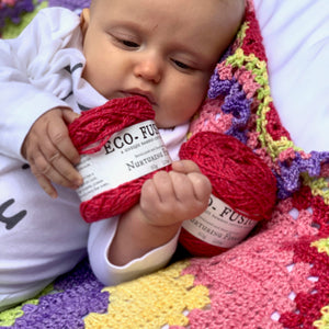 Betty McKnit's 6 Day Baby Blanket Kit| Re-imagined in Nurturing Fibres