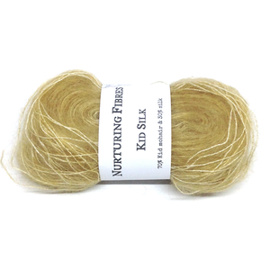 Nurturing Fibres Kid Silk Lace in Straw