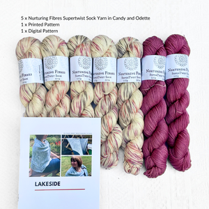 Lakeside Shawl Kit | A Knitted Shawl Pattern by Winterberry Studios