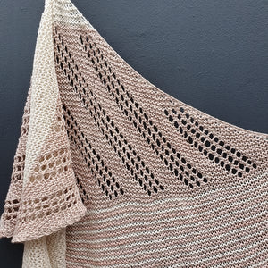 Mochaccino Shawl Kit | A knitted Shawl by Juanita Muir