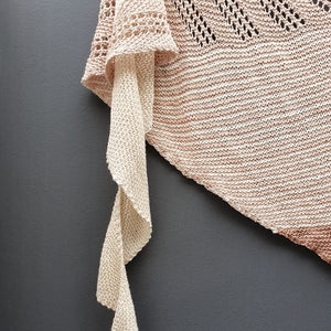 Mochaccino Shawl Kit | A knitted Shawl by Juanita Muir