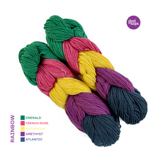 Load image into Gallery viewer, Stripy Sock Yarn Set | A 5-Color Merino Adventure