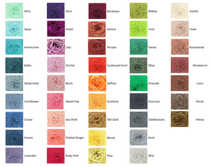 Nurturing Fibres Eco Color Chart : Eco-Bonbon Full Color Packs