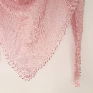 Kid Silk Lace Yarn on Wisp Shawl, by Carle Dehning